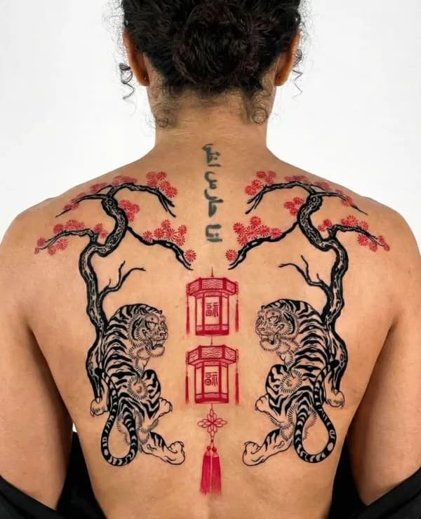 Foto de referencia original del tatuaje antes de la extracción del stencil